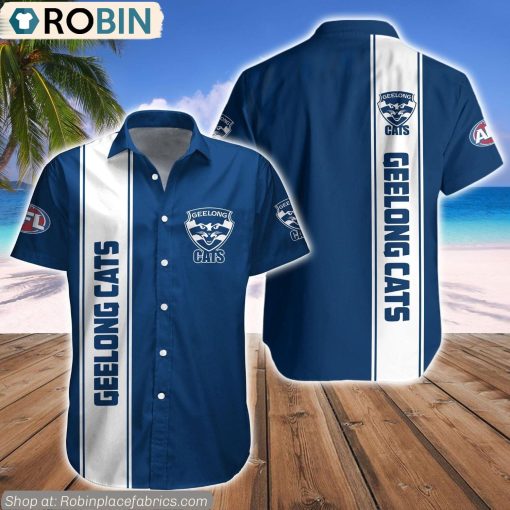 Geelong Cats Hawaiian Shirt AFL Teams