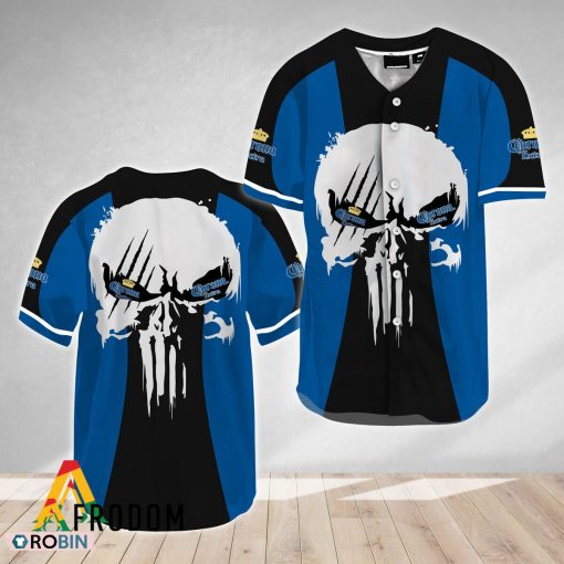 Ghost Head White Skull Corona Extra Baseball Jersey Shirt Style