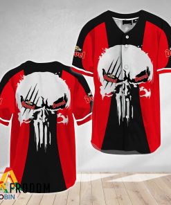 Ghost Head White Skull Duvel Beer Baseball Jersey Shirt Style