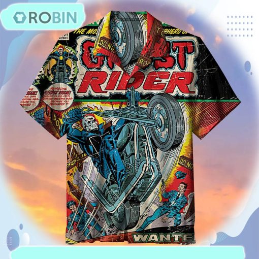 Ghost Rider Universal Hawaiian Shirt