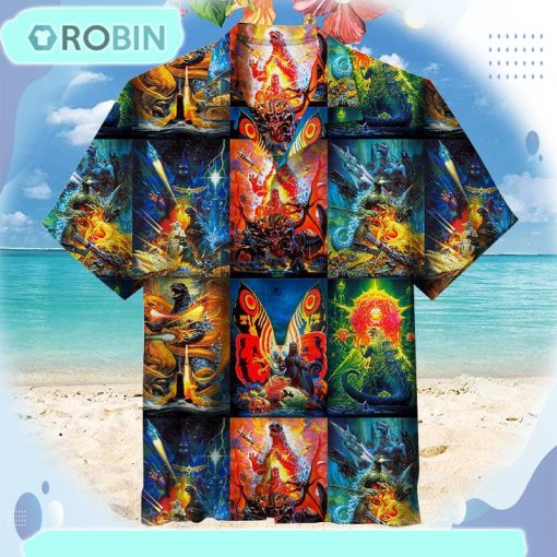 Godzilla King of the Monsters Unisex Hawaiian Shirt