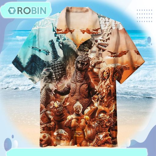 Godzilla Unisex Hawaiian Shirt HWS62