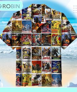 Godzilla Vintage Kaiju Unisex Hawaiian Shirt