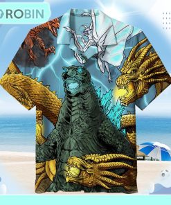 Godzilla vs Ghidorah Unisex Hawaiian Shirt