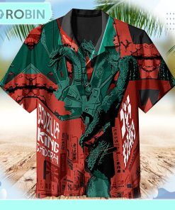 Godzilla vs King Ghidorah Unisex Hawaiian Shirt