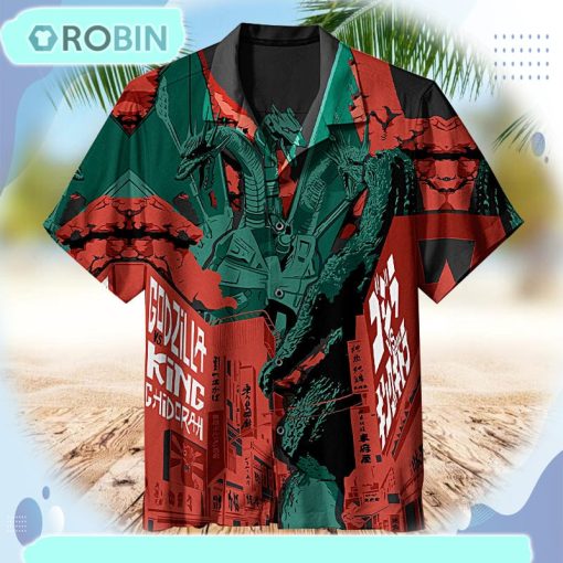 Godzilla vs King Ghidorah Unisex Hawaiian Shirt