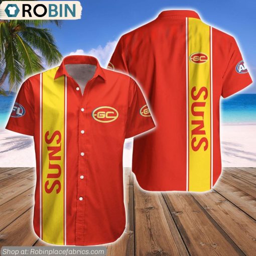 Gold Coast Suns Hawaiian Shirt AFL Teams