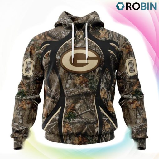 Green Bay Packers Hunting Camo Style 3D Hoodie, Green Bay Packers Gear