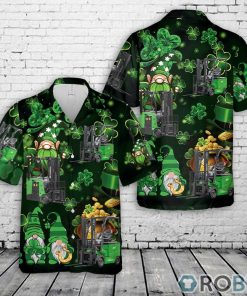 Green Forklift, St Patrick’s Day Hawaiian Shirt