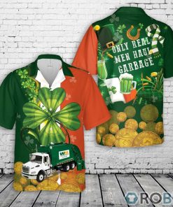 Green Trucks Patrick’s Day Only Real Men Hawaiian Shirt