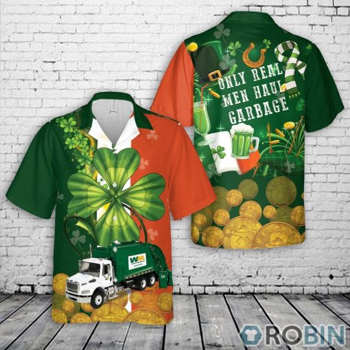 Green Trucks Patrick’s Day Only Real Men Hawaiian Shirt
