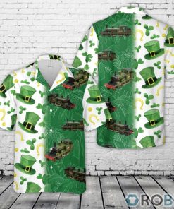 Green Vintage Locomotive St Patrick’s Day Hawaiian Shirt Green Vintage Locomotive St Patrick’s Day Hawaiian Shirt