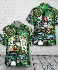 Greenwood, Delaware, Greenwood Volunteer Fire Company, St Patrick’s Day Hawaiian Shirt