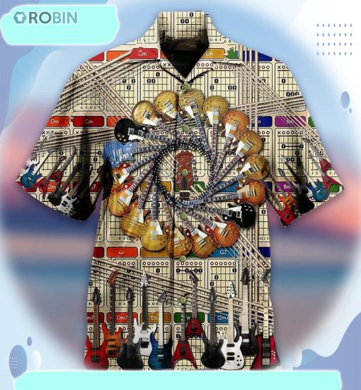 Guitar And Guitar Unisex Hawaiian Shirt