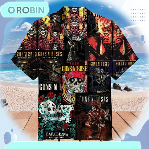 Guns N’ Roses Universal Hawaiian Shirt HWS71