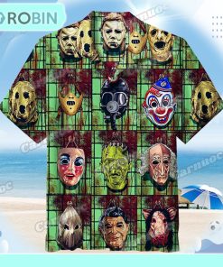 Halloween and Horror Characters Hawaiian Shirt