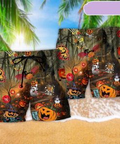 Halloween Fantasy Party Music Beach Short, Gift for Holiday Summer