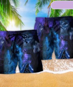 Halloween It’s Skoopy Season Beach Short, Gift for Holiday Summer