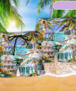 Hawaii Chill By The Beaches Summer Beach Short, Gift for Holiday Summer