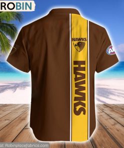 Hawthorn Hawks Hawaiian Shirt AFL Teams Hawthorn Hawks Hawaiian Shirt AFL Teams