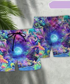 Hippie Nature Is My Home Beach Short, Gift for Holiday Summer