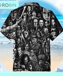 Horror Icon Collage Universal Hawaiian Shirt Horror Icon Collage Universal Hawaiian Shirt