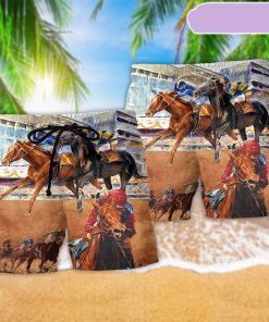 Horse Racing So Amazing Beach Short, Gift for Holiday Summer Horse Racing So Amazing Beach Short, Gift for Holiday Summer