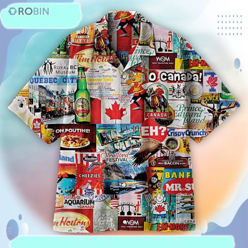 I Love Canada Hawaiian shirt