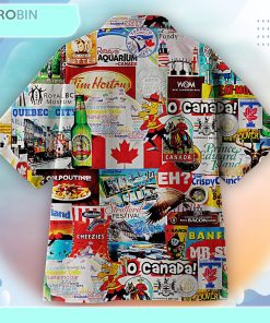 I Love Canada Hawaiian shirt