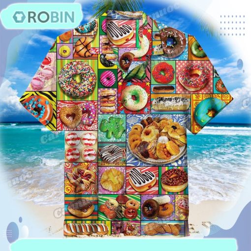 I Love Donuts Unisex Hawaiian Shirt