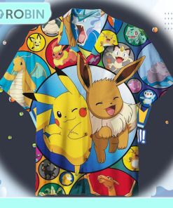 I Love Pokémon Unisex Hawaiian Shirt