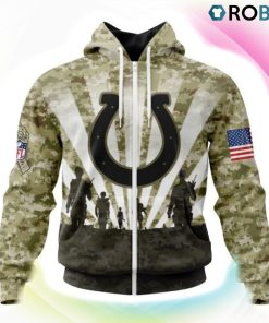 Indianapolis Colts NFL Salute To Service 3D Hoodie, Colts Team Gifts