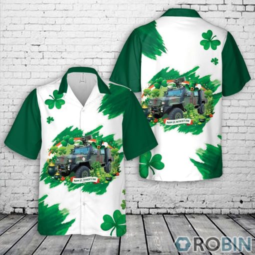 Irish Army RG-32M Light Tactical Vehicle (LTV), St Patrick’s Day Hawaiian Shirt