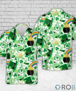 Irish Patten St Patrick’s Day Shamrock Summer Hawaiian Shirt