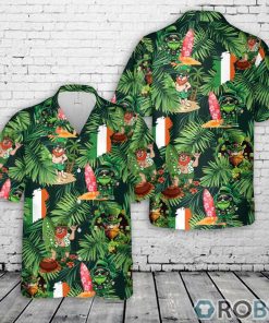 Irish Saint Patrick’s Day Leprechaun Hawaiian Shirt