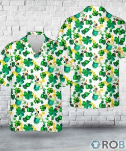 Irish St Patrick’s Day Beer Pattern Hawaiian Shirt