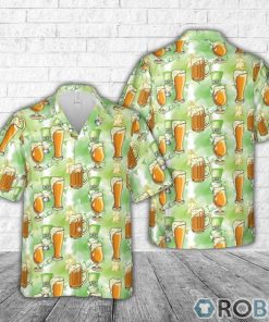 Irish St Patrick’s Day Draft Beer Hawaiian Shirt