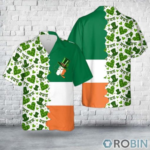 Irish St Patrick’s Day Flag Hawaiian Shirt