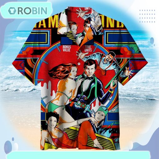 James Bond pinball Unisex Hawaiian Shirt