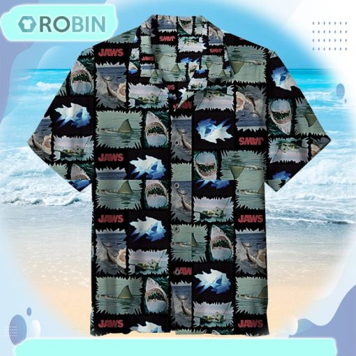 Jaws Collage Unisex Hawaiian Shirt