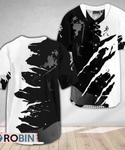 Johnnie Walker Metal Crack Pattern Baseball Jersey Shirt Style Johnnie Walker Metal Crack Pattern Baseball Jersey Shirt Style