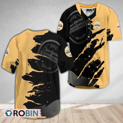 Jose Cuervo Metal Crack Pattern Baseball Jersey Shirt Style