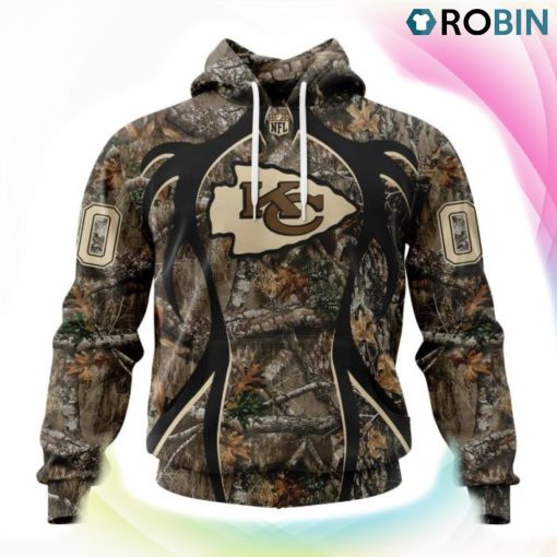 Kansas City Chiefs Hunting Camo Style 3D Hoodie, Kansas City Chiefs Gear