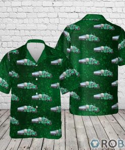 Kenworth W900 Truck, St Patrick’s Day Hawaiian Shirt