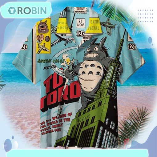King Kong Totoro Hawaiian shirt
