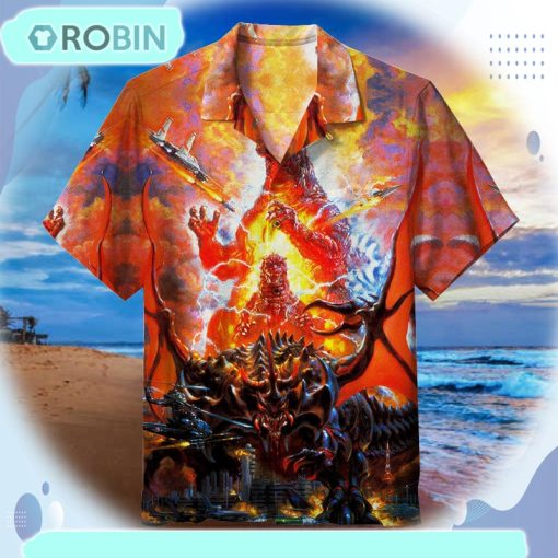 King of the Monsters, Godzilla Hawaiian Shirt HWS87