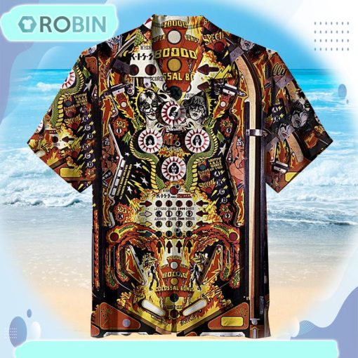 KISS Pinball TableUniversal Hawaiian Shirt