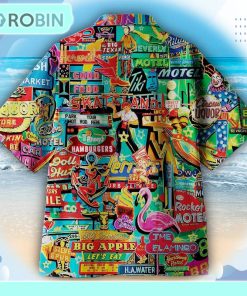 Kodak Neon Retro Signs Universal Hawaiian Shirt