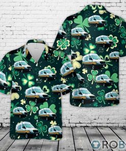 Lafayette, Louisiana, Acadian Ambulance Patrick’s Day Hawaiian Shirt
