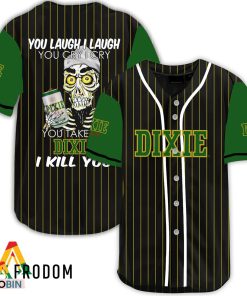 Laugh Cry Take My Dixie Beer I Kill You Baseball Jersey Shirt Style